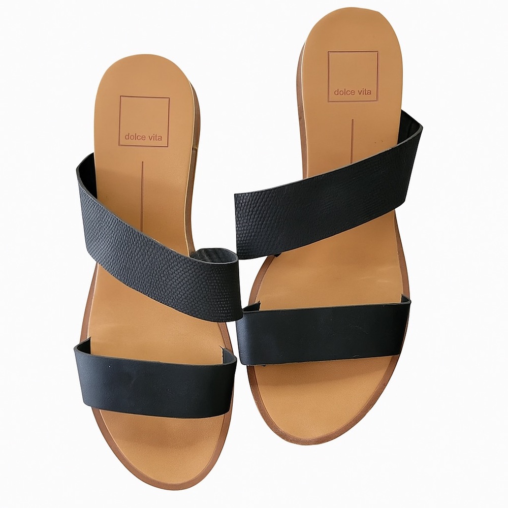 Dolce Vita Black Strappy Sandals